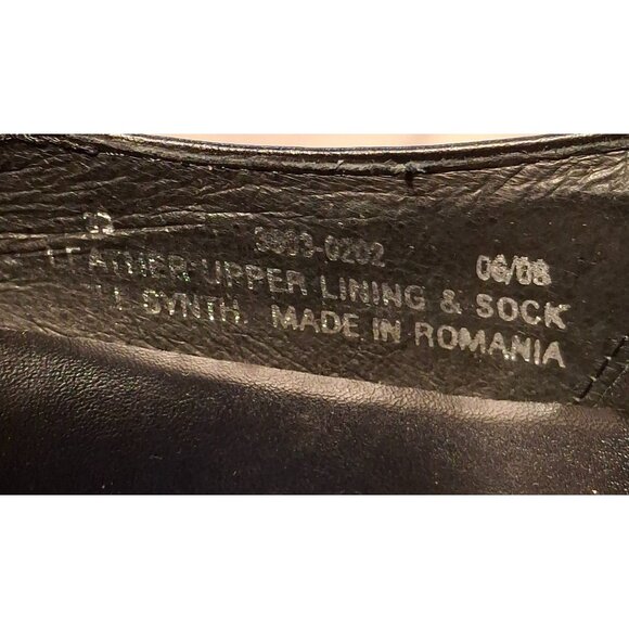 Dansko Womens Black Leather Heeled Loafers With Buckle Strap Size 39 - Picture 12 of 12